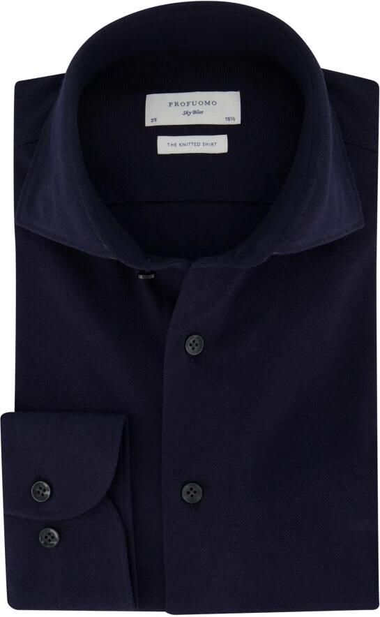 Profuomo Knitted Mercerised Heren Overhemd LM