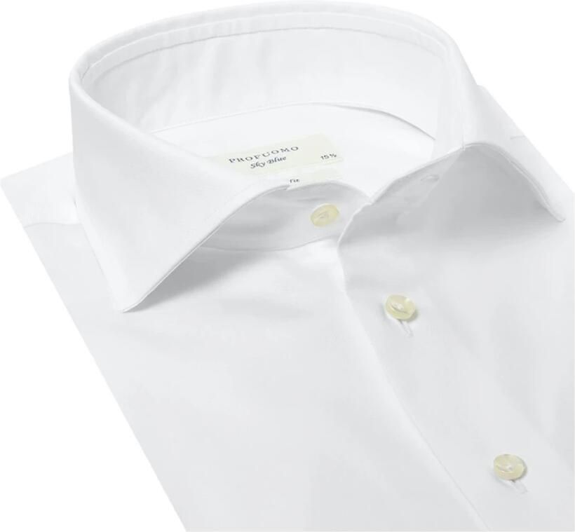 Profuomo Witte Business Overhemd Jurk White Heren - Foto 2