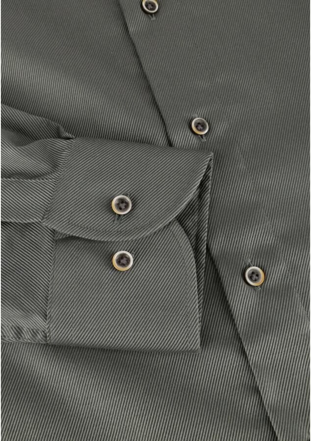 Profuomo Slim fit zakelijk overhemd met haaikraag model 'Cutaway'