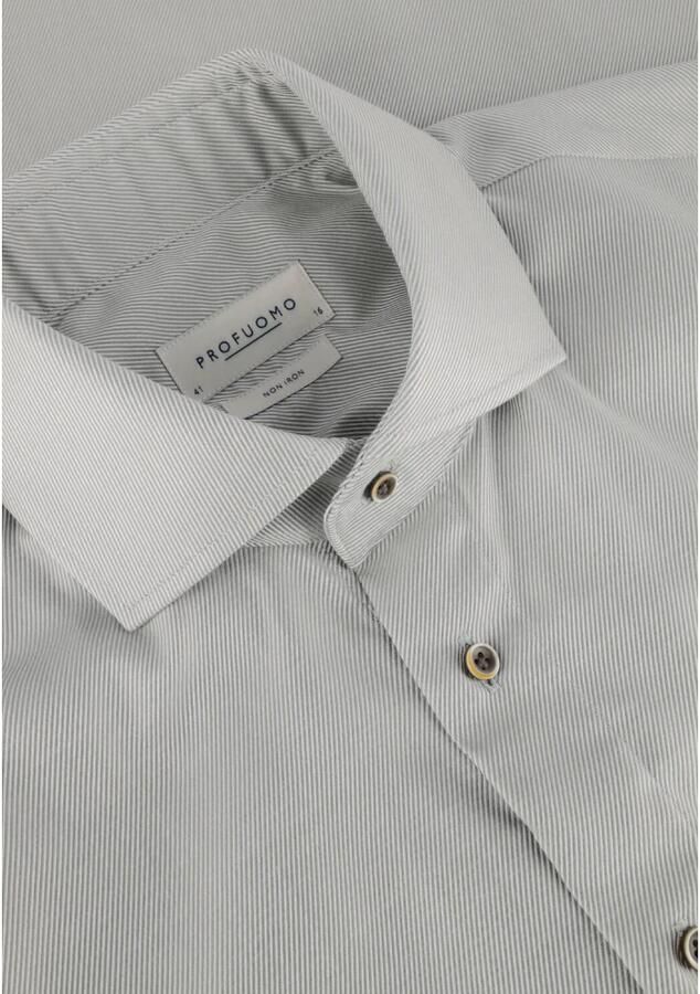 PROFUOMO Heren Overhemden Shirt Cutaway Sc Sf Non Iron Groen