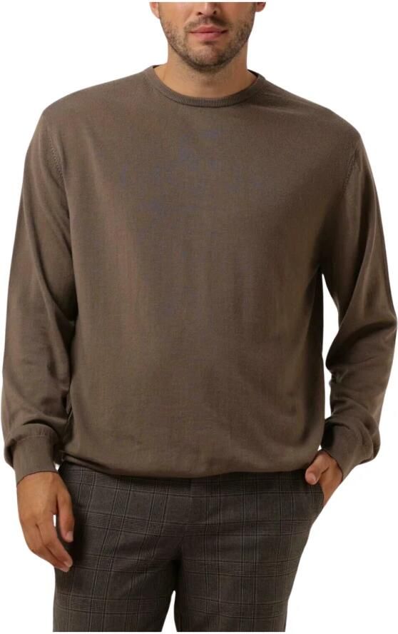 PROFUOMO Heren Truien & Vesten Pullover Crew Neck Bruin - Foto 3
