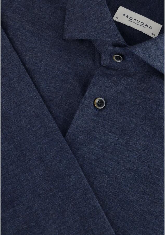 Profuomo Heren Cutaway Overhemd Elegant Donkerblauw Blue Heren - Foto 5