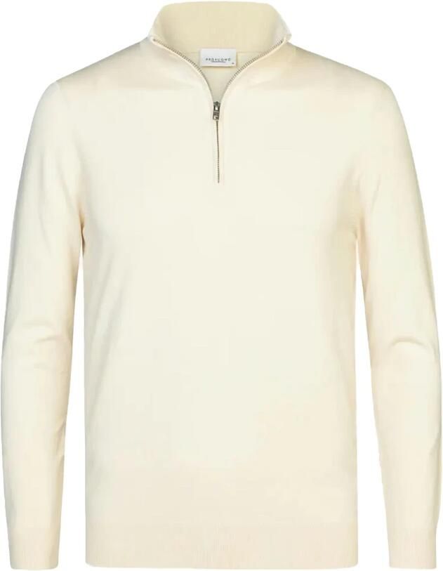 Profuomo Elegante ecru half zip trui Beige Heren - Foto 9