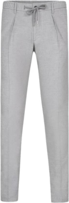 Profuomo Grijze Katoen Flanel Sportcord Slim Fit Gray Heren - Foto 9