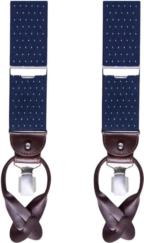 Profuomo Stijlvolle Bretels Blue Heren - Foto 6