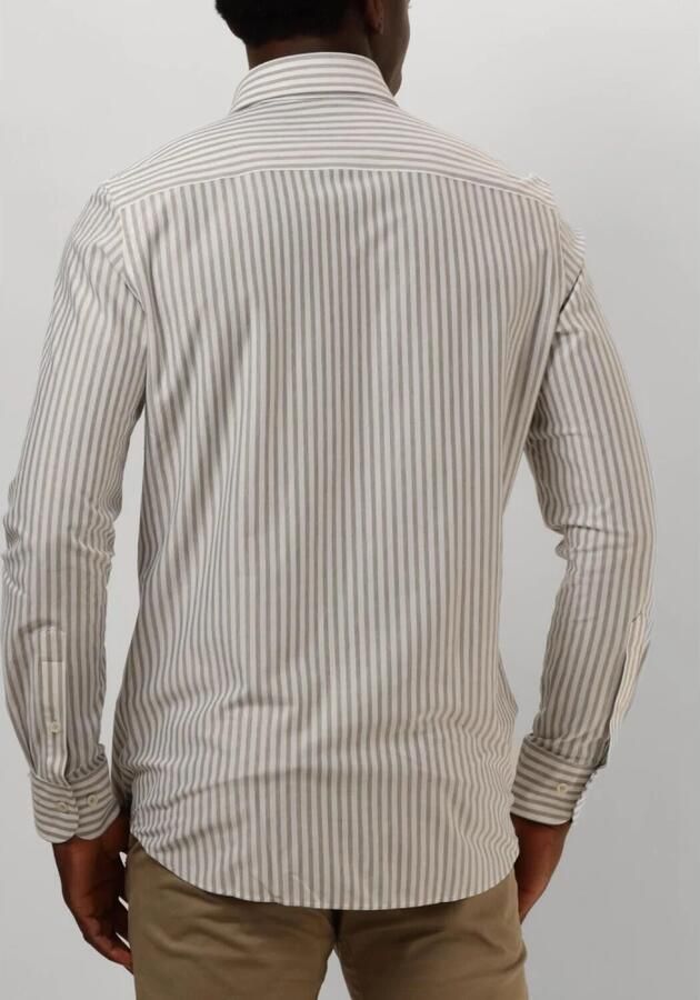 PROFUOMO Heren Overhemden Shirt X-cutaway Sc Sf Japanese Knitted Taupe - Foto 2