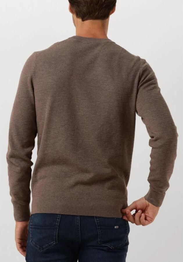 PROFUOMO Heren Truien & Vesten Pullover Crew Neck Taupe - Foto 2