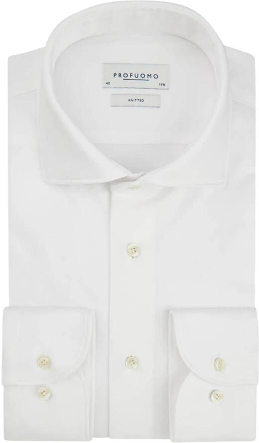 Profuomo Witte zakelijke overhemd White Heren - Foto 4