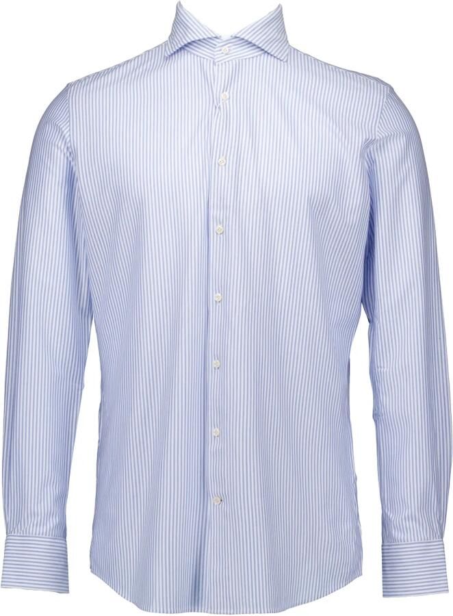 Profuomo Sky Blue Japanese Knitted Blauw Strepen Blauw Heren - Foto 3