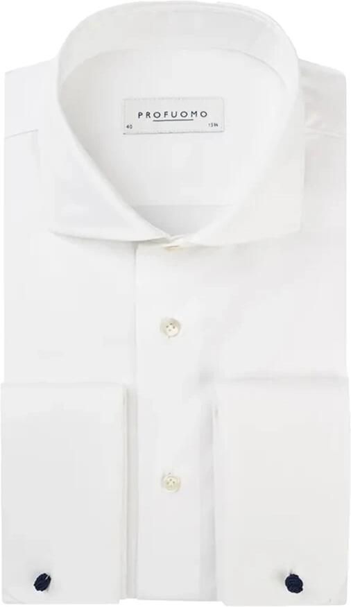 Profuomo Slim fit zakelijk overhemd van twill - Foto 3