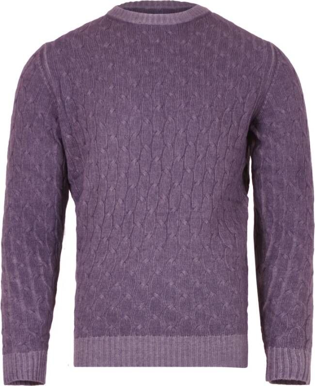 Profuomo Pullover Pprjc007 Paars Heren