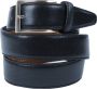 Profuomo herenriem navy blue calf leather - Thumbnail 1