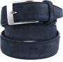 Profuomo Riem Suede Donker Blauw - Thumbnail 3