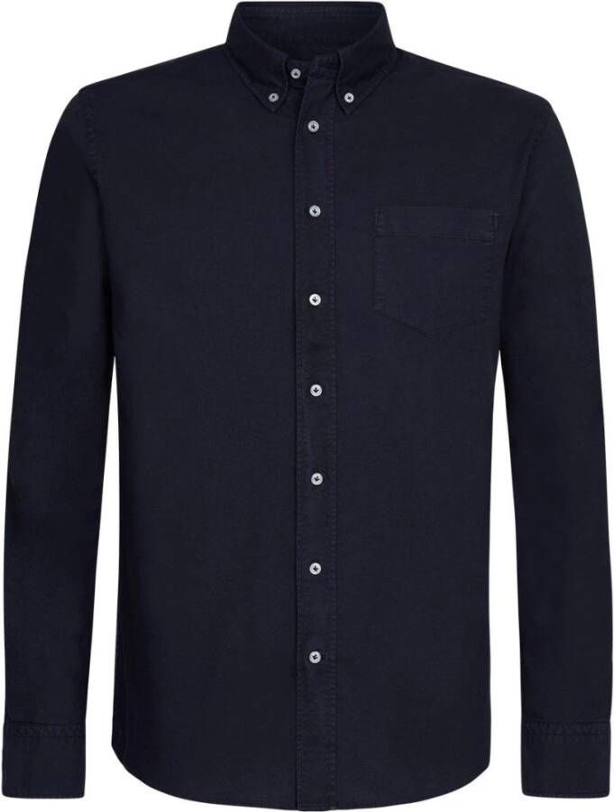 Profuomo Overhemd Originale donkerblauw met button down boord