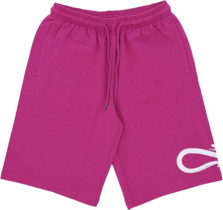 Propaganda Casual Shorts Purple Heren