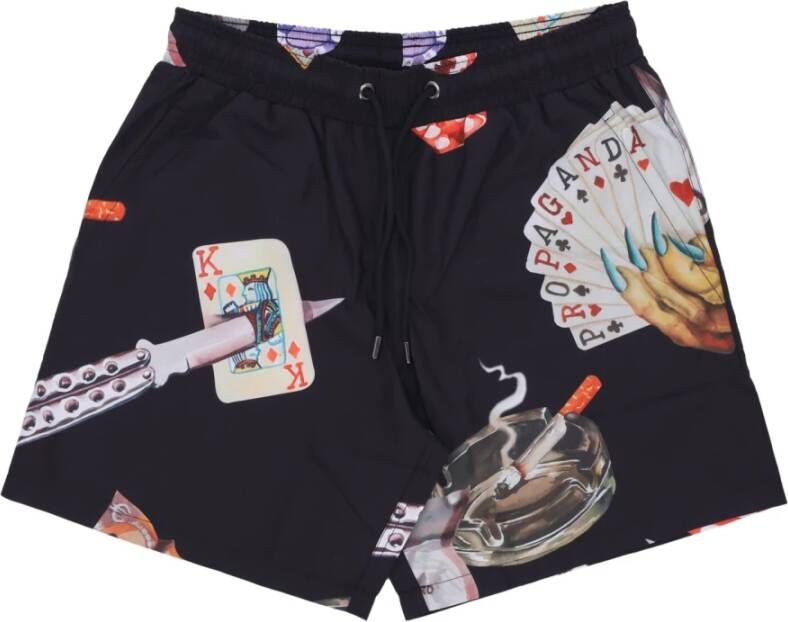 Propaganda Casual Shorts Zwart Heren