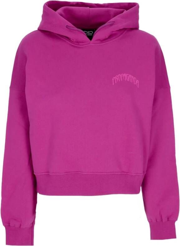 Propaganda Hoodies Purple Dames