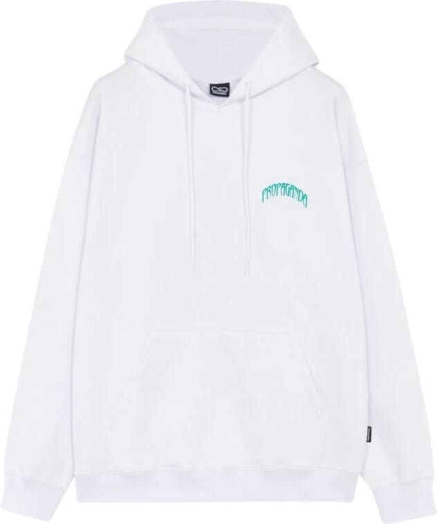Propaganda Triangle Panther Hoodie Wit White Heren