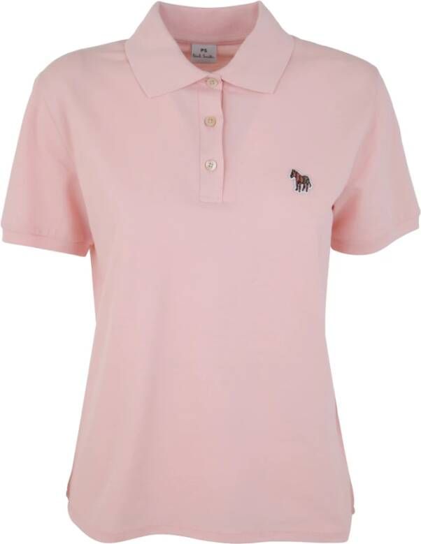 PS By Paul Smith Basic Polo With Logo Roze Dames