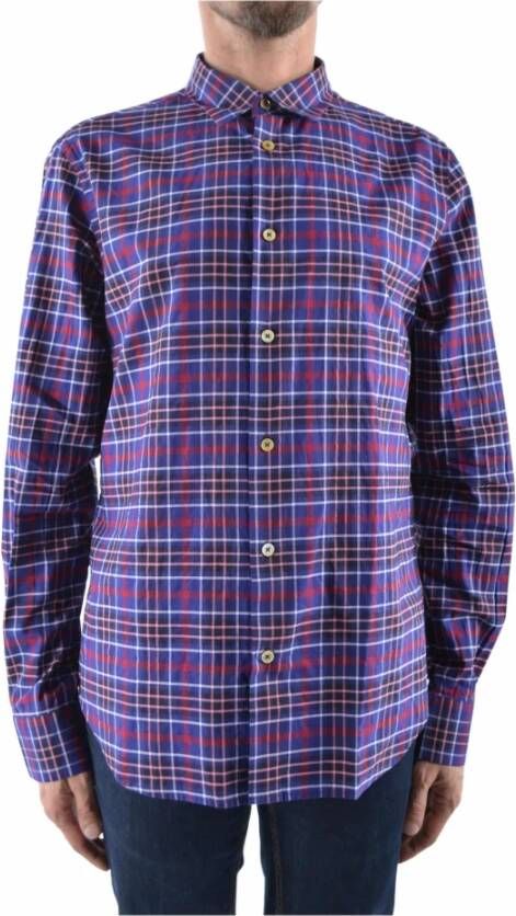 PS By Paul Smith Casual overhemd Blauw Heren