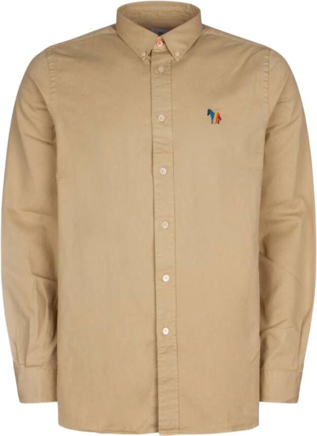PS By Paul Smith Casual Shirts Beige Heren