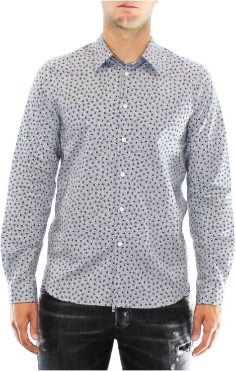 PS By Paul Smith Casual Shirts Blauw Heren