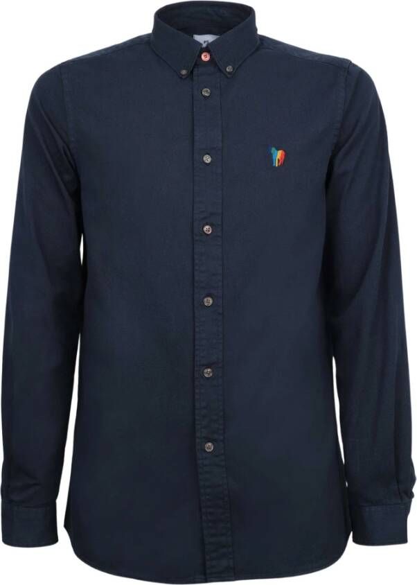 PS By Paul Smith Casual Shirts Blauw Heren