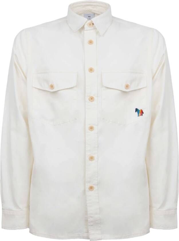 PS By Paul Smith Casual Shirts Wit Heren