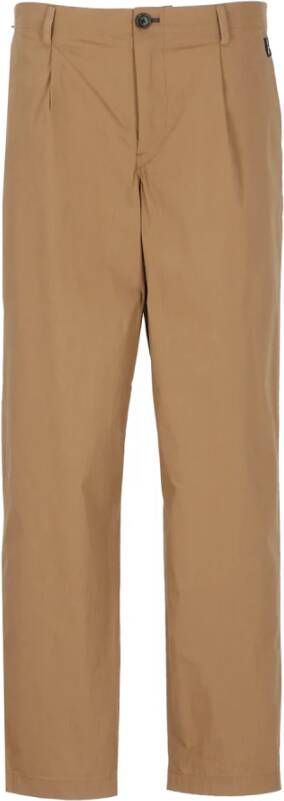 PS By Paul Smith Cropped Trousers Bruin Heren