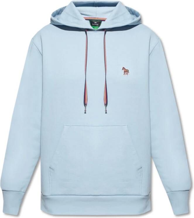 PS By Paul Smith Hoodie met patch Blauw Dames