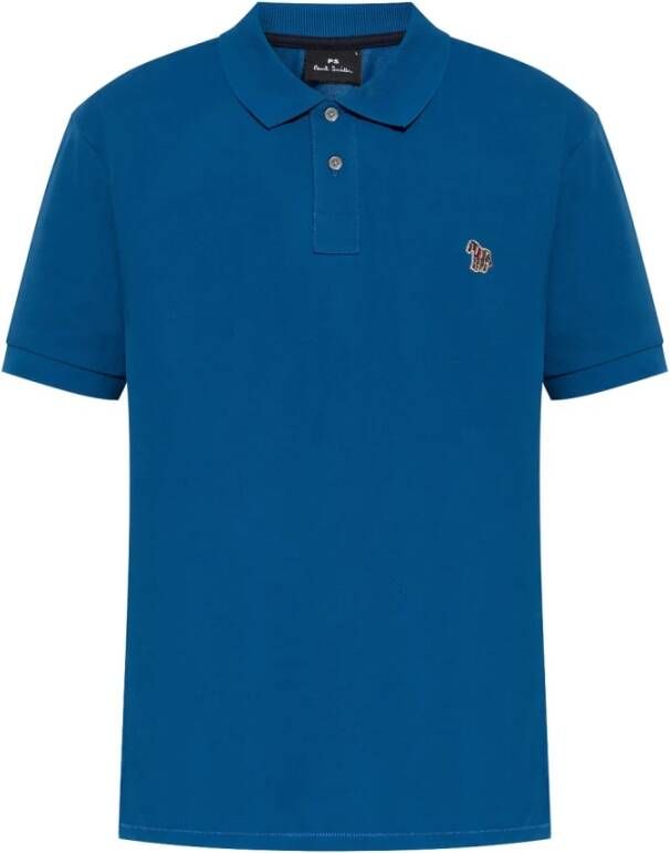 PS By Paul Smith Katoenen poloshirt Blauw Heren