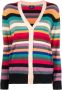 PS By Paul Smith Multicolor Swirl Stripe Wol Cardigan Multicolor Dames - Thumbnail 1