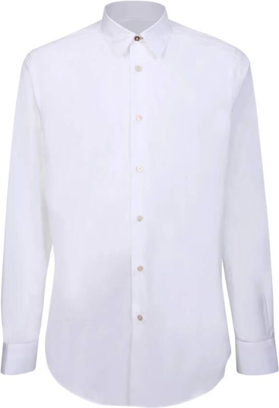 PS By Paul Smith Long-sleeved cotton shirt by Paul Smith Wit Heren