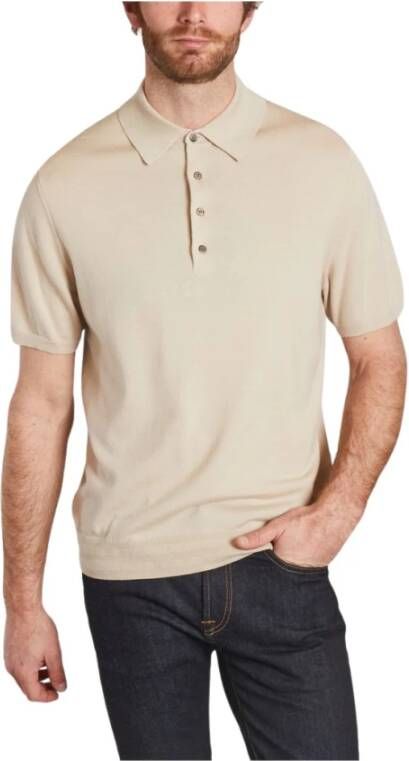 PS By Paul Smith Polo Shirt Beige Heren