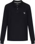 PS By Paul Smith Polo shirt met lange mouwen Zwart Heren - Thumbnail 1