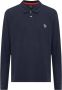 PS By Paul Smith Navy Blue Polo Shirt met Lange Mouwen Blue Heren - Thumbnail 1