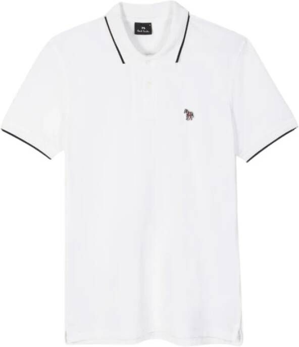 PS By Paul Smith Polo Shirts Wit Heren