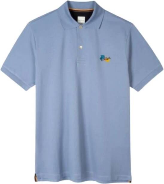 PS By Paul Smith Polo Shirts Blauw Heren