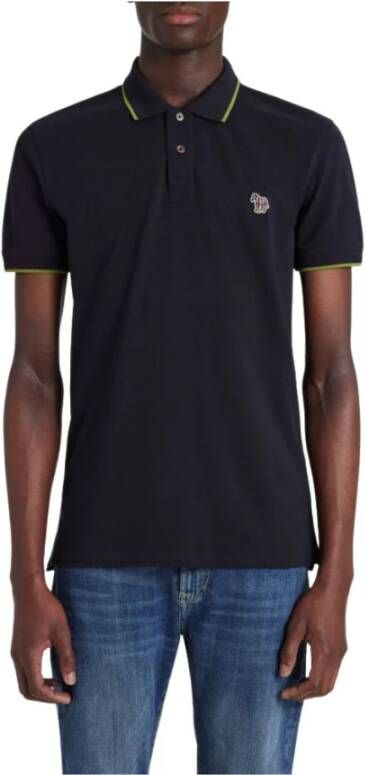 PS By Paul Smith Polo Shirts Blauw Heren