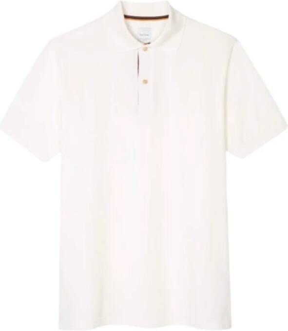 PS By Paul Smith Polo Shirts White Heren