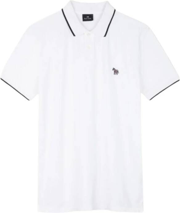 PS By Paul Smith Polo Shirts Wit Heren