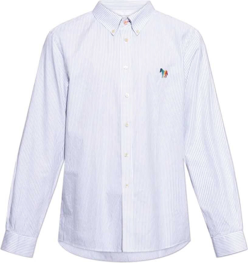 PS PAUL SMITH Heren Overhemden Mens Ls Regular Fit Shirt Blauw - Foto 9