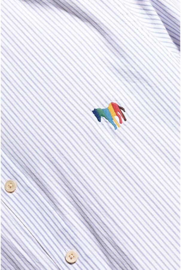 PS PAUL SMITH Heren Overhemden Mens Ls Regular Fit Shirt Blauw - Foto 5