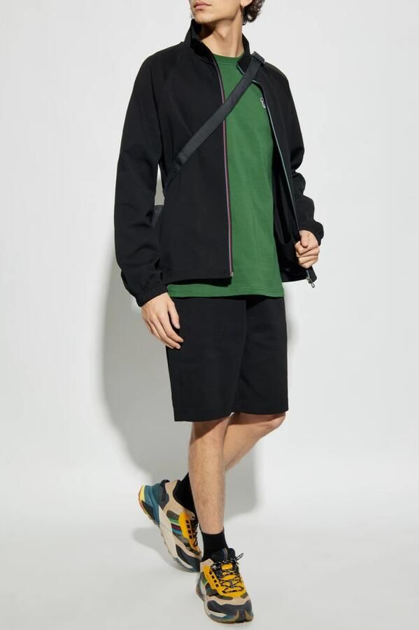 PS PAUL SMITH Heren Polo's & T-shirts Mens Reg Fit T-shirt Zebra Groen - Foto 6