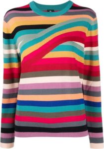 PS By Paul Smith Round-neck Knitwear Roze Dames