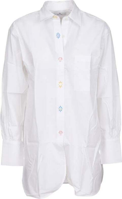 PS By Paul Smith Shirt in organic cotton Wit Dames