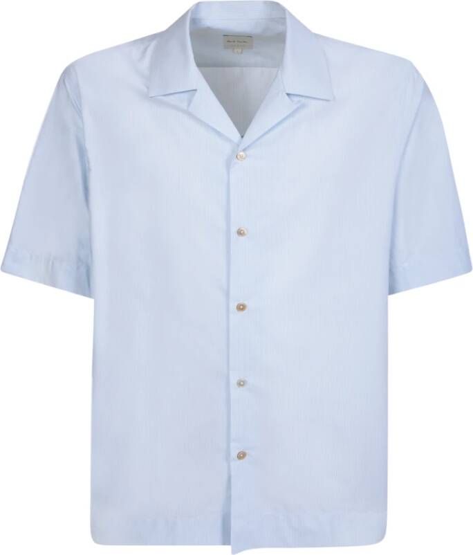 PS By Paul Smith Short Sleeve Shirts Wit Heren
