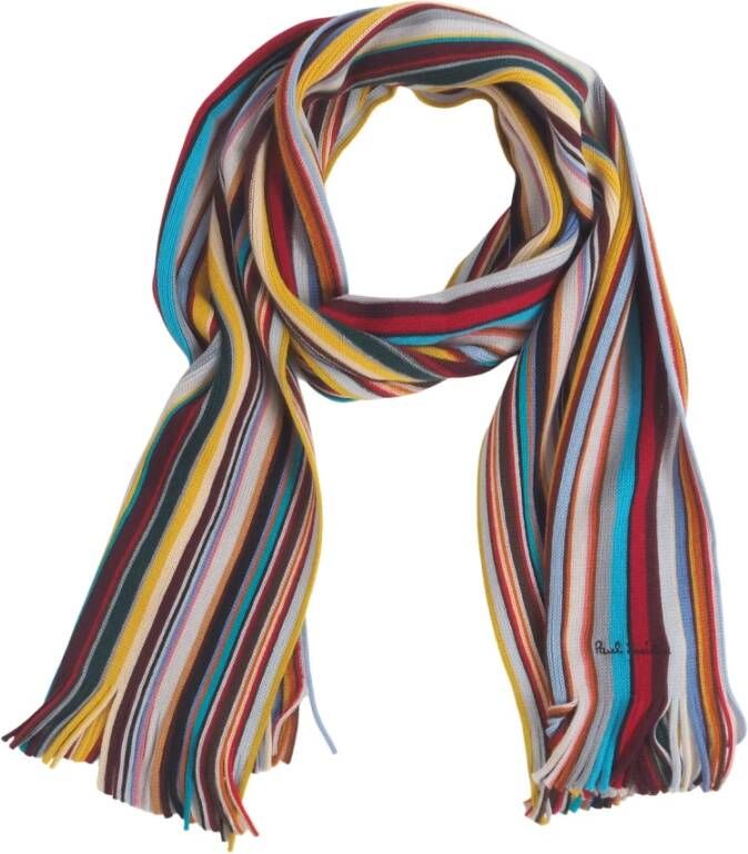 PS By Paul Smith Multi Allover Wollen Sjaal Multicolor Heren