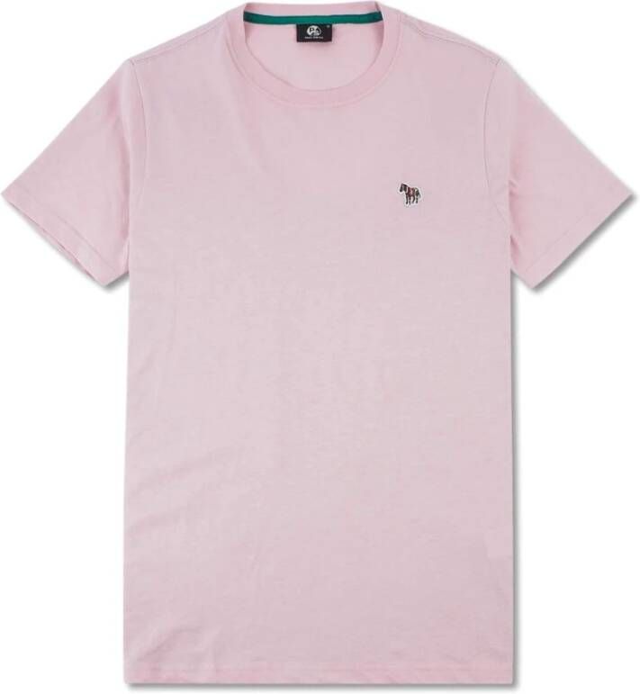 PS By Paul Smith Slank T-shirt Roze Heren
