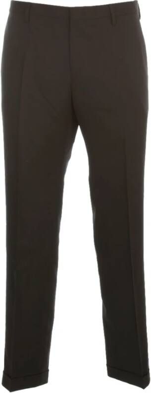 PS By Paul Smith Straight Trousers Zwart Heren